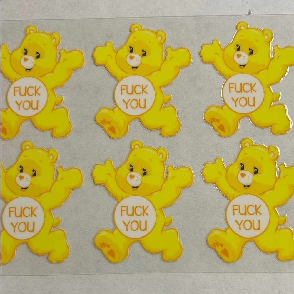 Swear Bears F* You Repeat Cup Decal 127